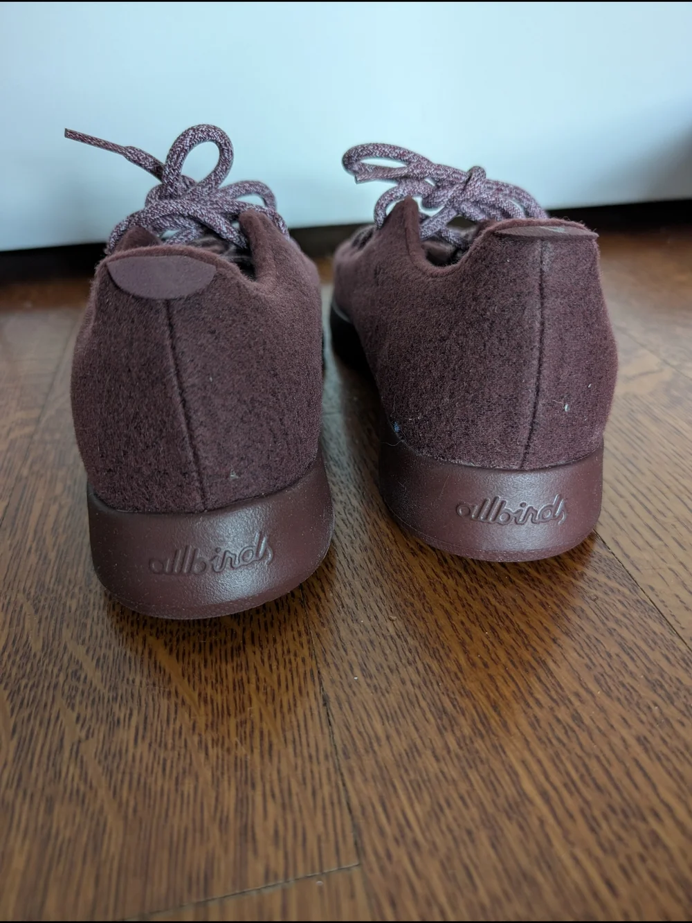 Allbirds Men's Wool Sneakers in Maroon New In Box Mens Size 9